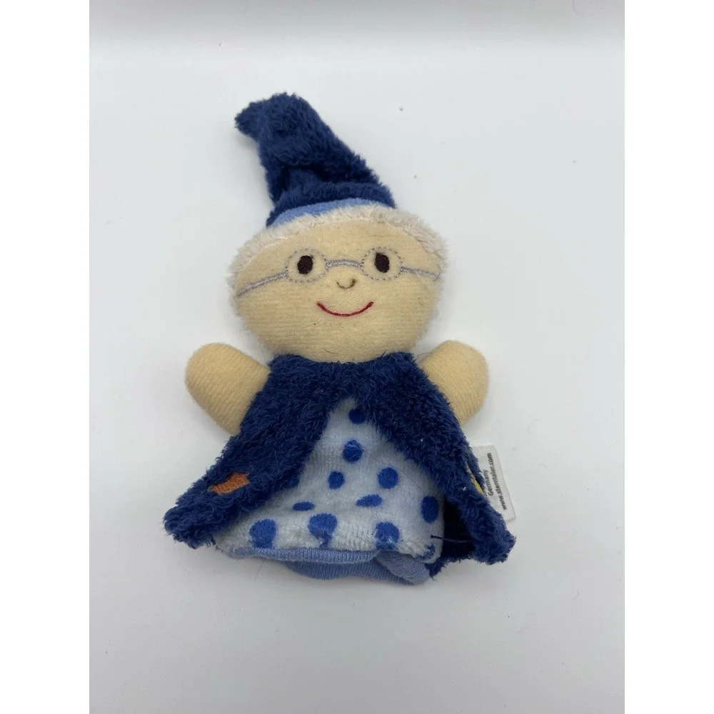 Sterntaler Wizard Finger Puppet Blue Moon & Stars Plush Storytelling Toy Germany - Picture 5 of 10